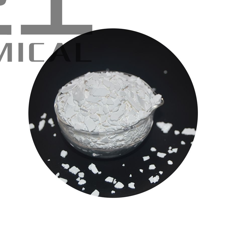 Calcium chloride with flakes